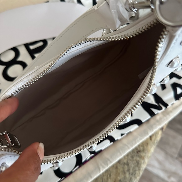 New Marc Jacobs calf leather shoulder bag with pearly zinc and aluminum studs - Picture 13 of 13
